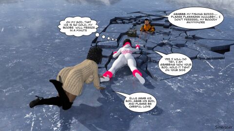 2girls 3d ass big_ass big_breasts big_thighs breasts bust busty chest claire_(sineraser) curvaceous curvy curvy_figure elle_(sineraser) female hips hourglass_figure huge_ass huge_breasts large_ass large_breasts legs mature mature_female original original_character original_characters sineraser slim_waist thick thick_hips thick_legs thick_thighs thighs voluptuous waist wide_hips