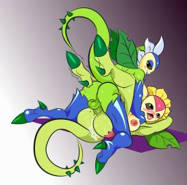 absurd_res ahe_gao anonymous_artist ass ass_up bandai_namco blushing_profusely bodily_fluids clothing cum cum_in_pussy cum_inside digimon digimon_(species) digital_media_(artwork) duo elemental_creature elemental_humanoid female flora_fauna flower from_front_position futanari genital_fluids hi_res humanoid intersex intersex/female legs_in_air legwear looking_pleasured mating_press plant plant_humanoid pussy sex shaking sibling_(lore) stockings sunflower sunflowmon tagme trembling twins_(lore)