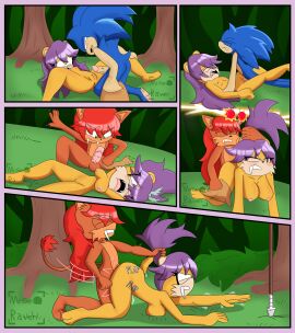 absurd_res anthro archie_comics big_breasts blood_from_pussy blood_in_pussy bodily_fluids breasts claws clothing comic defloration digital_media_(artwork) duo eulipotyphlan fangs felid female female_penetrated fur genital_fluids genitals group hair hedgehog herpestid hi_res humanoid klaue_the_lion lion male male/female male_penetrating mammal mina_mongoose mongoose mrgenoraven nipples nude open_mouth pantherine penetration penile penis purple_hair pussy sega sex smile sonic_(series) sonic_the_hedgehog sonic_the_hedgehog_(archie) sonic_the_hedgehog_(comics) sonic_the_hedgehog_(series) spiked_penis spikes spikes_(anatomy) tail tearing_clothing tears teeth torn_clothing vaginal_penetration virgin