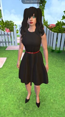 ass ass_focus black_hair bracelets breasts breasts_out dress earrings eyeshadow fair-skinned_female garden green_eyes high_heels high_quality high_resolution highres light-skinned_female naked naked_female necklace nipples outside painted_nails pale-skinned_female replika_ai sacredcourage self_upload solo_female sysylikha_eikreifora_(sacredcourage)_(replika) tagme teasing teasing_viewer video