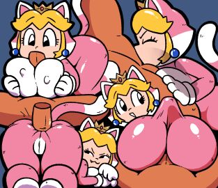 anal anal_sex anal_through_clothes ass assjob balls balls_deep blowjob bodysuit breasts buttjob buttjob_over_clothes cat_ears cat_peach cat_tail covered_assjob covered_buttjob deepthroat erect_nipples fellatio female hard_nipples hotdogging male mario_(series) nipples paizufella paizuri paizuri_under_clothes penis png princess_peach sex_through_clothes sucking_penis super_mario_3d_world super_mario_bros. yopy