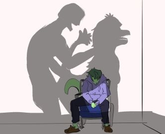 ambiguous_penetration anthro baryonyx biped breasts cavemanon_studios clothed clothing colored cuckquean dinosaur disability doggy_style dromaeosaurid feathered_tail feathers female footwear from_behind_position green_body green_hair green_scales group hair hand_on_neck head_down hoodie human i_wani_hug_that_gator! inco_(iwhtg) infidelity inside interspecies long_tail lunara_(iwhtg) male male/female mammal non-mammal_breasts ntr olivia_halford open_mouth open_smile paraplegic penetration penile penile_penetration penis prehistoric_species purple_clothing purple_hoodie purple_topwear reptile scales scalie sex shaded shadow sharp_teeth shoes short_hair silhouette sitting slippers smile spinosaurid tail teeth theropod tongue topwear trio unknown_artist vehicle velociraptor wheelchair