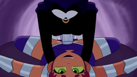 1futa 1girls 2d alien alien_girl animated animated_gif artist_request balls big_penis bottomless breasts clothed clothing dc dc_comics duo erection female futa_on_female futadom futanari gif green_eyes happy happy_sex human humanoid humanoid_penis intersex interspecies male mostly_clothed on_back pale-skinned_futa pale_skin penis rachel_roth raven_(dc) sex source_request standing starfire tan-skinned_male teen_titans thighhighs xoque
