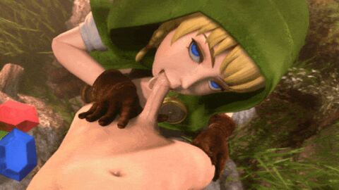1boy1girl 3d 3d_animation 3d_gif animated artist_name artist_request blowjob blue_eyes deep_blowjob forest_background gif linkle pov ruby_(gem) small_penis smile smooth_animation tongue_out tree_trunk yellow_hair