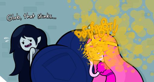 2024 2girls adventure_time alternate_version_available ass big_ass big_butt black_hair blue_skin brap canon_couple cartoon_network enjoying enjoying_farts fard fart fart_cloud fart_fetish farting farting_in_face farts fat_ass fat_butt female female_only fetish fully_clothed gassy huge_ass huge_butt implied_fart lesbian lesbian_couple lesbians looking_back marceline multiple_females multiple_girls pink_hair pink_skin princess_bubblegum sorollos sweat sweating text thick_ass thick_butt warner_brothers yuri
