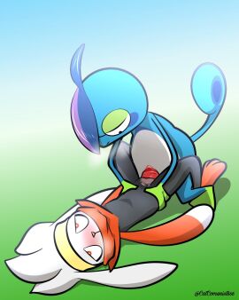 anthro anthro_on_anthro anthro_penetrated anthro_penetrating anthro_penetrating_anthro blue_body blush catcomunist666 drizzile duo female female_penetrated generation_8_pokemon hi_res interspecies male male/female male_penetrating male_penetrating_female nintendo penetration penile penile_penetration penis penis_in_pussy pokemon pokemon_(species) pussy raboot sex vaginal_penetration