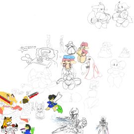 artesjsc audino big_breasts breasts cleavage dragonite female huge_breasts kyogre mega_dragonite mega_evolution nipples pokemon pokemon_(species) shelmet tagme thick_thighs wide_hips zangoose