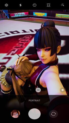 2girls 3d ahe_gao asphyxiation breast_smother breasts dead_or_alive dead_or_alive_5 defeated domination eyeroll faint female humiliation kktzane knocked_out leather leather_clothing marie_rose nyotengu ryona smothering swimsuit unconscious white_eyes wrestling