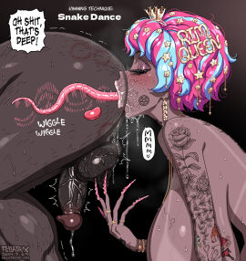 1boy 1girls 2024 2d anilingus anilingus_from_female artist_name balls balls_clench bending_forward bending_over bent_over big_breasts big_penis bite_mark_on_ass bite_marks blush blushing blushing_female breasts clenched_balls closed_eyes cock completely_nude crown cum cum_from_rimming cum_on_body cum_on_lower_body cum_on_self cumming_from_rimjob cumming_while_penetrated cumshot curly_hair dark-skinned_female dark-skinned_male dark_skin dated demon demon_girl dialogue dialogue_bubble dick ear_piercing earrings eating_ass english english_dialogue english_text extreme_penetration extremely_long_tongue eyeshadow face_tattoo fellatrix female female_focus female_on_male female_on_top female_rimming_male forced_orgasm freckles freckles_on_breasts freckles_on_face freckles_on_shoulders gold_chain gold_jewelry hair hair_accessory hair_ornament hairclip hairy hairy_anus hairy_ass hairy_balls hand_tattoo heart_tattoo huge_breasts humanoid_monster jewelry katarina_(fellatrix) long_eyelashes long_fingernails long_nails long_tongue male male_human/female_humanoid male_orgasm male_penetrated malesub massive_breasts mini_crown monochrome_background monster_girl nail_art neck_tattoo necklace nude nude_female nude_female_nude_male nude_male nude_male_nude_female offscreen_sex onomatopoeia original penis pink_and_blue_hair pink_eyeshadow pink_fingernail_polish pink_fingernails pink_nail_polish pink_nails pleasured pleasured_male prostate prostate_milking prostate_stimulation pubes_in_mouth pubes_on_breast pubes_on_skin pubic_hair rimjob rimming rimming_male scrotum scrotum_flap sharp_fingernails sharp_tongue short_hair simple_background small_crown solo_focus speech speech_bubble star_hair_ornament star_hairclip steam steaming_body steamy_cum stimulating stimulation straight stretched_anus succubus sweat sweating sweaty tan_line tan_lines tan_skin tanline tanned tanned_female tanned_skin tattoos testicles testicles_clench text_on_earrings text_on_hair_ornament text_on_hairclip thick_cum thick_penis tickling tickling_balls tickling_genitalia tongue tongue_in_anus tongue_out tongue_piercing two-tone_hair url veiny_balls veiny_breasts veiny_penis website_logo website_url x-ray