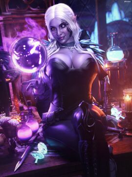 1girls 3d ass big_ass big_breasts breasts bust busty curvaceous curvy curvy_figure female hips hourglass_figure huge_ass huge_breasts large_ass large_breasts light-skinned_female light_skin mature mature_female original original_character purple-skinned_female purple_body purple_skin ravelent slim_waist thick thick_hips thick_legs thick_thighs thighs top_heavy voluptuous waist warlock_nisthia wide_hips