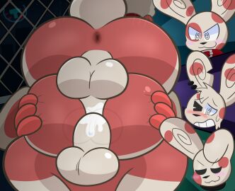 3boys :3 anal anal_sex anthro anus ass ass_grab balls bite biting_lip blush bodily_fluids butt_grab collar cum cum_in_ass cum_inside double_anal double_penetration ear_piercing femboy furry generation_3_pokemon genital_fluids genitals group group_sex hand_on_ass hand_on_butt hi_res male male/male male_penetrated male_penetrating male_penetrating_male mintytempest nintendo notched_ear one_eye_closed penetration penis piercing pokemon pokemon_(species) sandwich_position sex spinda spiral_eyes sweat threesome trio