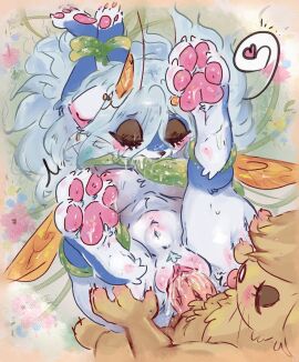 4_toes accessory anthro anvil_position arms_tied ass blush bodily_fluids bound breasts butt_grab claws closed_eyes cum cum_drip cum_in_mouth cum_in_vagina cum_inside domestic_ferret dripping duo ejaculation feet female from_front_position genital_fluids genitals hair_accessory hand_on_butt hi_res jewelry legs_tied legs_up male male/female mammal mouse murid murine mustelid musteline nihilochannel nipples nude nude_anthro nude_female nude_male oral oral_penetration pawpads paws penetration penis pink_pawpads pink_vulva pubes pussy restrained_by_tentacle rodent sex stomach_bulge strom_(nihilochannel) suspended_via_tentacles suspension tentacle tentacle_in_mouth tentacle_penetration toe_claws toes tongue tongue_out true_musteline vaginal_penetration vulva weasel