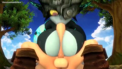 1female1male 3d 3d_animation blowjob leviantan581re link link_(twilight_princess) midna oral oral_insertion oral_penetration oral_sex sound sound_edit sound_effects sound_warning straight tagme the_legend_of_zelda video