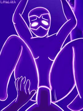 absurd_res artist_name chrysalis_(miraculous_ladybug) cock female ibispaintx legs legs_spread lila_rossi littlelilith male/female miraculous_ladybug neon_lights sex tagme unknown_male vagina vaginal_penetration vaginal_sex violet_body