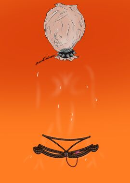 1girls aqua_enjoyer asphyxiation bagging breathplay female female_only invisible invisible_girl pussy scared scared_expression sextoy solo standing suffocation superheroine teenage_female teenager the_incredibles vibrator vibrator_in_pussy violet_parr