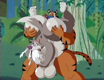 3_toes 69_position anal anthro ass balls bfad big_ass big_butt big_penis bodily_fluids canid canine canis chip_the_wolf cookie_crisp cum cum_drip cum_from_nose cum_in_nose cum_inside cum_on_balls cum_on_penis dripping duo feet felid fellatio frosted_flakes genital_fluids genitals hand_on_ass hand_on_butt hand_on_penis hi_res huge_ass huge_butt huge_cock humanoid kellogg's male male/male mammal mascot musclegut muscular oral pantherine penile penis possbooty possbutt rimming sex slightly_chubby thick_thighs tiger toes tony_the_tiger vein veiny_penis wolf