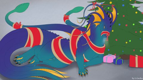 absurd_res animal_genitalia black_claws blue_body blue_scales claws dragon female feral genitals hi_res l.gecko looking_at_viewer mythological_creature mythological_scalie mythology orange_pawpads orange_sclera pawpads scales scalie solo vulva yellow_eyes