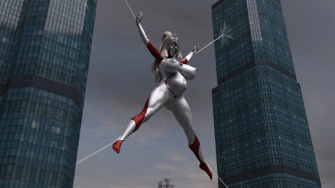 3d alien alien_girl alien_humanoid asian asian_female ass big_breasts bodypaint breasts female female_focus giant_ass giant_breasts giantess glowing_eyes large_ass large_breasts massive_ass massive_breasts massive_butt massive_thighs nude nude_female original original_character ponytail pregnant pregnant_belly pregnant_female red_body red_bodypaint red_skin restrained silver_body silver_bodypaint silver_hair silver_skin superheroine thick_ass thick_butt thick_hips thick_thighs thighs ultraman_(franchise) ultrawoman yoidore