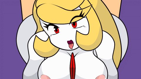 animated anthro blonde_hair breasts doggy_style duo female from_behind_position gardevoir gardthia generation_3_pokemon haydendjredskin humanoid live2d male male/female nintendo nipples open_mouth pokemon pokemon_(species) red_eyes sex skidmarc25 tongue_out transformed_to_gardevoir