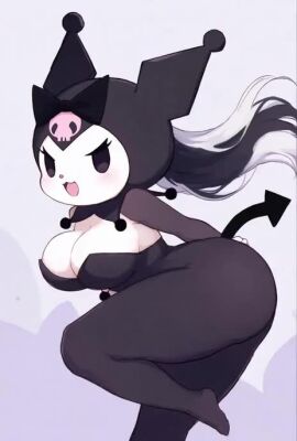 1girls ai ai_generated ai_generated_background big_booty big_breasts big_butt breasts feline female grok hello_kitty_(series) hips huge_breasts kuromi large_breasts naked naked_female nipples nude nude_female sanrio seductive seductive_look seductive_smile tagme thick_hips thick_thighs thighs thinfal titties video