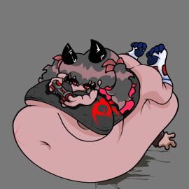 1boy 1girls 2d 2d_(artwork) ass ass_focus belly belly_bigger_than_body belly_bulge belly_expansion belly_fat belly_focus belly_overhang big_ass big_belly breasts bubble_ass bubble_butt chubby chubby_female demon demon_girl digital_drawing_(artwork) digital_media_(artwork) expansion exposed_breasts facesitting fat fat_ass fat_belly fat_butt fat_female fat_fetish fat_thighs fatty female female_focus female_only gamer_girl hina_(nomuski) hyper hyper_belly hyper_fat inflation male meat_wall_(body_type) morbidly_obese nomuski obese obese_female overweight overweight_female plump plump_ass plump_breasts plump_butt pork_chop shadow_the_hedgehog_(game) sonic_(series) sonic_the_hedgehog_(series) ssbbw stuffed_ass stuffed_belly thick_ass thick_thighs weight_gain wide_hips yummers