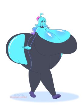 1girls ass big_ass big_butt breasts breasts_bigger_than_head female huge_ass huge_breasts huge_butt massive_ass massive_breasts massive_butt oddly_bally slime_girl thick_thighs