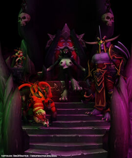 1girls 3d blizzard_entertainment female kingofdracthyr naked tagme warcraft warlock_(warcraft) worgen worgen_female world_of_warcraft