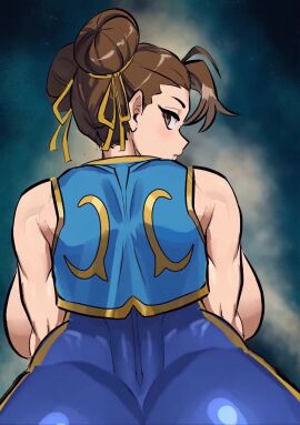 animated ass_jiggle ass_shake ass_slap big_ass bubble_butt butt_jiggle butt_slap chun-li female miruyuyo tagme twitter_link video