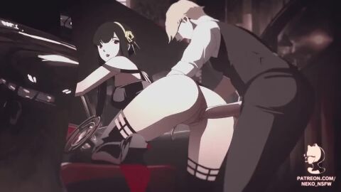 1boy 1girls 2d animated ass bottomless breasts car couple cum cum_in_pussy cum_inside doggy_style duo duo_focus ejaculation female female_human hi_res highres human human_male husband_and_wife large_ass large_breasts large_penis light-skinned_female light_skin loid_forger longer_than_30_seconds longer_than_one_minute looking_back male mature_female moaning mp4 nekololisama pale-skinned_female pale_skin penis penis_out pussy sex sex_from_behind sound sound_effects spy_x_family standing_sex thick_ass thick_thighs thigh_boots thighhighs thorn_princess thrusting uncensored vaginal_penetration vaginal_sex video voice_acted voluptuous wide_hips yor_briar yor_forger