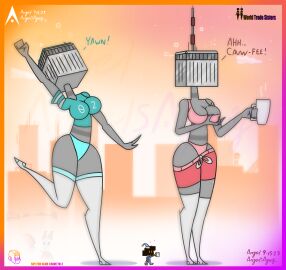 9/11 agonywelds angelsagony anthro ass breasts building buildings controversial controversy deki female male never_forget offensive sketch smaller_male taller_female tenna_(angelsagony) thick_ass thick_thighs thighs twin_towers wide_hips worldtradesisters