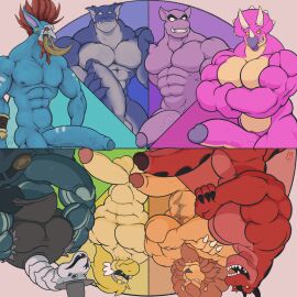 2023 4_eyes 8boys abs absurd_res accipitrid accipitriform adventure_time alien anthro anthrofied artist_name avian balls beak belt belt_buckle biceps big_balls big_muscles big_penis biped bird black_sclera blizzard_entertainment blue_body blue_glans bodypaint bone border bottomwear bottomwear_down bronx_(gargoyles) buckle cartoon_network claws clothed clothed_anthro clothed_male clothing color_wheel color_wheel_challenge countershade_arms countershade_balls countershade_body countershade_genitalia countershade_jaw countershade_legs countershade_penis countershade_torso countershading crossed_arms devil_dinosaur digital_media_(artwork) dinosaur disney erection extraterrestrial face_paint facial_hair felid fingers flexing flexing_bicep flexing_both_biceps flexing_muscles foreskin fur gargoyle gargoyles gay genitals glans glitch_techs gloves green_body grey_body grey_glans hair hand_on_frame hand_on_own_penis hand_on_penis handwear hat headgear headwear hi_res huge_cock humanoid humanoid_genitalia humanoid_penis initials kirby_(series) kirby_and_the_forgotten_land leongar lion long_penis looking_at_viewer male male_only mammal mane mario_(series) mario_bros marvel marvel_comics masculine_male monotone_background moon_girl_and_devil_dinosaur multi_eye multiple_images musclegut muscles muscular muscular_anthro muscular_arms muscular_legs muscular_male muscular_thighs new_death nintendo nipples nude nude_anthro nude_male open_mouth open_smile orange_body out_of_frame outside_border pantherine pants pants_down paper_mario paper_mario:_the_thousand_year_door partially_clothed partially_retracted_foreskin pecs penile penis pink_body pink_glans prehistoric_species purple_body purple_glans purple_skin rawk_hawk red_body red_glans reptile retracted_foreskin scalie shirt simple_background skull skull_head slightly_chubby smile snake snout solo super_mario_land tail tan_body tatanga teeth theropod thick_penis tongue topwear tritops troll_(warcraft) troll_male tusks tyrannosaurid tyrannosauroid tyrannosaurus tyrannosaurus_rex uncircumcised vein veiny_penis vol'jin world_of_warcraft yellow_body yellow_sclera