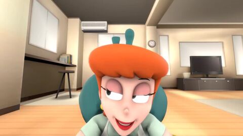 3d animated camera_phone dexter's_laboratory dexter's_mom music sound sujestive_shorts tagme tiktok_trend twerking twerking_position video