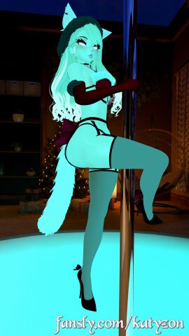 1girls anime christmas content_creator dance dancer dancing dom fdom female femdom naked pole pole_dancer pole_dancing public stripper_pole sub submissive virtual_reality virtual_youtuber vr vr_media vrchat vrchat_avatar vrchat_media vrchat_model