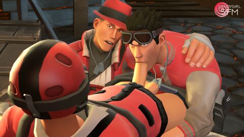 3boys 3d balls blowjob candygirlsfm deepthroat excited gay gay_blowjob huge_balls huge_cock looking_at_partner loving_it male penis scout_(team_fortress_2) scoutcest selfcest sfm source_filmmaker team_fortress_2 yaoi