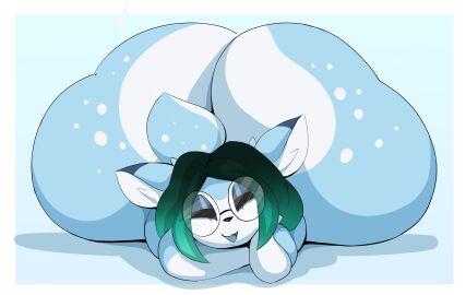 1girls anthro anthro_only arizonathevixen ass ass_bigger_than_body ass_bigger_than_head ass_up bedroom_eyes big_ass black_hair blue_body blue_fur bubble_ass bubble_butt colossal_ass countershade_arms countershade_butt countershading cute_fangs deer doe ear_tuft eyelashes female female_only furry furry_only glasses gloves_(marking) gradient_hair green_hair half-closed_eyes hand_on_chin huge_ass hyper_ass laying_down laying_on_stomach no_humans no_visible_genitalia no_visible_nipples oc original_character round_glasses solo solo_female tagme tail thick_thighs two-tone_body two-tone_hair white_body white_fur wide_hips