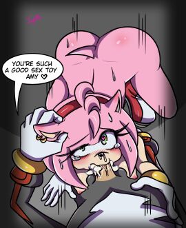 absurd_res amy_rose anthro anthro_on_anthro artist_signature ass balls big_ass big_butt black_fur blowjob blush blush_lines boots bracelets cheating chest_fur cum cum_in_mouth duo earrings eulipotyphlan eyelashes female female_focus gloves grabbing_another's_head hairband hand_on_another's_chest hand_on_ground heart-shaped_pupils hedgehog hedgehog_girl hedgehog_humanoid hi_res inhibitor_ring looking_at_partner looking_at_viewer looking_up lucyfairypink male male/female male_pov mammal nipples ntr penis pink_fur puffed_cheeks red_hairband sega shadow_the_hedgehog snot snot_drip sonic_(series) sonic_the_hedgehog_(series) sweatdrops sweating tan_penis tears veiny_penis white_fur