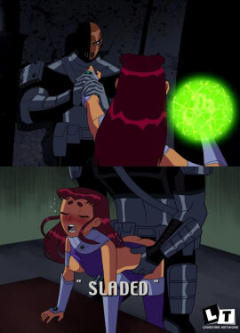 1boy 1girls accurate_art_style adult_and_teenager age_difference alien alien_girl all_fours ass before_and_after before_sex bent_over bent_over_table blush breast_out breasts clothed_sex dc dc_comics deathstroke defeated defeated_heroine doggy_style exposed_breasts female female_penetrated instant_loss instant_loss_2koma interspecies larger_male larger_penetrating_smaller lewdtime long_hair looking_pleasured male male_human/female_alien male_penetrating male_penetrating_female nipples older_male older_male_and_younger_female older_penetrating_younger open_clothes perky_breasts princess pussy red_hair royalty sex sex_from_behind size_difference slade_wilson smaller_female smaller_penetrated starfire straight taken_from_behind teen_titans teenage_female teenager thighhighs thrusting vagina vaginal_penetration vaginal_sex waist_grab young younger_female younger_penetrated