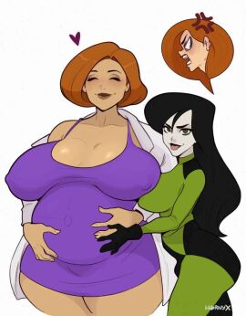 1futa 2girls anger_vein angry ann_possible belly_button_visible_through_clothing big_ass big_breasts black_hair bodysuit breasts bulge closed_eyes cucked_by_enemy cucked_by_rival cuckquean daughter dress female futa_on_female futa_wife futa_with_female futanari ginger hand_on_belly happy hornyx implied_cuckolding in_front_of_cuckold intersex kim_possible kimberly_ann_possible labcoat large_breasts massive_breasts mature_female milf mother mother_and_daughter motherly_cuckold netorare nipple_bulge pregnant pregnant_belly pregnant_female rubbing_breasts shego smile thick_thighs tongue tongue_out venus_body voluptuous