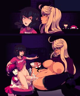 1boy 2girls absurd_res ahe_gao alma_armas android areolae assisted_sex balls balls_grab balls_in_panties big_dom_small_sub big_penis bigger_female black_hair black_legwear black_thighhighs blonde_hair blowing bottomless boxman breasts bronze_skin_color caressing_balls caressing_testicles clothing cum cum_in_pussy cum_inside cum_overflow deep_penetration dommy_mommy dorothy_haze female femboy femboy_on_female femboydom femboysub genderswap genderswap_(ftm) glasses huge_breasts huge_cock impregnation inverted_nipples julianne_stingray larger_female light-skinned_femboy light_skin male mature mature_female milf mommy_dom mommy_kink nipples older_dom_younger_sub open_mouth otoko_no_ko ovum ovum_with_heart penetration penis pervert_female pink_hair pussy rule_63 sex shirt shirt_lift short_hair size_difference skirt small_but_hung small_dom_big_sub smaller_femboy smaller_male sperm_cell spread_legs straight sweater taller_female tan_skin tanned testicles text_on_clothing thighhighs torn_clothes va-11_hall-a vaginal_penetration wide_hips x-ray younger_femboy younger_penetrating_older