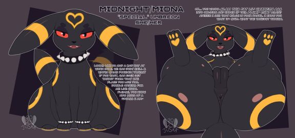 2d ass big_ass bubble_ass bubble_butt eeveelution female feral furry huge_ass justkindofhere midnight_(justkindofhere) nintendo original original_character pokemon pokemon_(species) presenting puffy_pussy pussy thick_thighs umbreon wide_hips