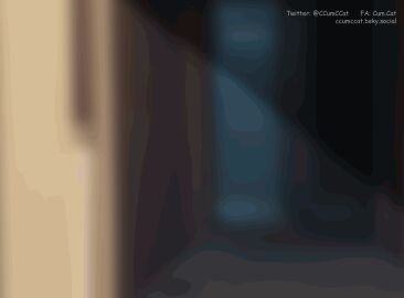 animated anthro blush bodily_fluids canid canine clothed clothing cum.cat digital_media_(artwork) duo erection femboy fur genital_fluids genitals gif girly hi_res humanoid_genitalia humanoid_penis male male/male mammal naked nude penis penta_(cum.cat) short_playtime smile