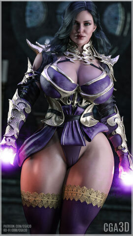 3d 3d_(artwork) abs ass athletic athletic_female belt big_ass big_breasts big_butt big_thighs black_hair breasts brown_eyes brown_hair bubble_butt busty cameltoe cd_projekt_red cga3d cosplay crossover crossover_cosplay curvy curvy_female erotichris female fit fit_female front_view fusion fusion_character gun_holster holster hourglass_figure huge_breasts huge_thighs hyper_thighs large_thighs light-skinned_female looking_at_viewer magic mascara mortal_kombat mortal_kombat_1_(2023) muscular muscular_thighs necklace pose posing purple_eyes sindel sindel_(cosplay) solo solo_female the_witcher_(series) the_witcher_3:_wild_hunt thick thick_ass thick_thighs thighs wide_hips yennefer