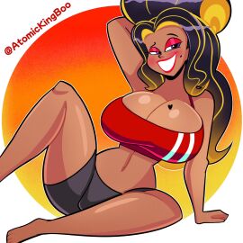 1girls ass atomickingboo big_ass big_breasts big_butt breasts brown-skinned_female brown_body brown_skin busty claire_(wakeykun) curvaceous curvy curvy_figure dark-skinned_female dark_hair dark_skin digital_media_(artwork) female female_focus hips hourglass_figure huge_ass huge_breasts human large_ass large_breasts legs mature mature_female original original_character thick thick_hips thick_legs thick_thighs thighs voluptuous voluptuous_female waist wakeykun wide_hips