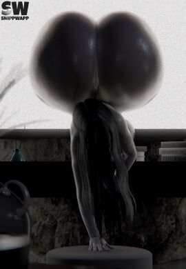 1girls 3d 3d_model asian asian_female ass ass_bigger_than_head ass_body ass_crack ass_focus big_ass big_breasts big_butt big_thighs black_hair blender blender_(software) blender_eevee blender_eevee_next breasts bubble_ass bubble_butt butt_crack child_bearing_hips climbing completely_nude delicious_ass eyes_covered fat_ass fat_butt female ghost_girl gigantic_ass gigantic_butt gigantic_thighs grey_skin hair_covering_eye hair_covering_eyes horror horror_(theme) hourglass_figure huge_ass huge_butt huge_thighs hyper hyper_ass large_ass large_thighs light-skinned_female light_skin long_hair massive_ass massive_butt massive_thighs nude nude_female nude_female_nude_female paag pale pale-skinned_female pale_skin ringu sadako_yamamura scary shiny_ass shiny_breasts shiny_butt shiny_hair shiny_skin snippwapp solo solo_female television television_screen the_ring thick_ass thick_thighs thighs tv tv_screen yamamura_sadako