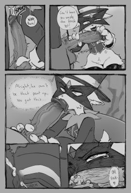absurd_res anthro beamboi beamerbruh bodily_fluids bottomless clothed clothing comic cum cum_in_mouth cum_inside dialogue duo erection felid feline fellatio female generation_9_pokemon genital_fluids genitals glans greyscale handjob hi_res horn horned_humanoid humanoid humanoid_genitalia humanoid_penis jewelry magician magician_hat male male/female mammal mask meowscarada monochrome necklace nintendo oral penile penis penis_grab pokemon pokemon_(species) precum sex smile speech_bubble text wide_hips