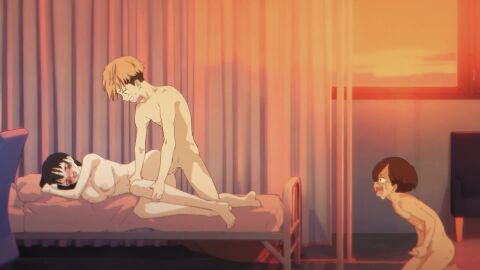 ahe_gao big_breasts big_penis boku_no_kokoro_no_yabai_yatsu crying cuckold cuckold_masturbating ichikawa_kyoutarou little_penis masturbating_while_watching nanjou_haruya netorare tagme video yamada_anna