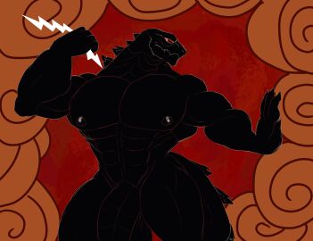 2024 5_fingers abs anthro anthrofied balls biceps big_balls big_muscles big_pecs big_penis biped clawed_fingers claws cloud colored colored_line_art daikuhiroshiama detailed_background digital_drawing_(artwork) digital_media_(artwork) electricity electricity_manipulation elemental_manipulation finger_claws fingers flaccid flat_colors genitals godzilla godzilla_(series) hercules_(1997) hercules_(disney) hi_res humanoid_genitalia humanoid_hands humanoid_penis jagged_mouth kaiju lightning lightning_bolt lizard lizard_tail looking_away male male_only masculine_male meme mouth_closed muscles muscular muscular_anthro muscular_male nipples non-mammal_balls non-mammal_nipples nude nude_anthro nude_male pecs penis portrait raised_arm red_background red_eyes reptile reptile_tail scalie simple_background solo spikes spikes_(anatomy) stylized tail thick_penis three-quarter_portrait toho zeus_(disney) zeuszilla