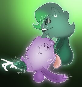 all_the_way_through balls balls_lick ballsurfing big_balls big_penis big_tongue bodily_fluids boo_(mario) cum duo eyewear genital_fluids genitals ghost glasses hi_res huge_cock licking male male/male marco_(hornymarco) mario_bros mikey6193 mikey_(mikey6193) nintendo non-human non-human_only oral oral_penetration penetration penis precum sex spirit tongue tongue_out_blowjob toony vein veiny_penis