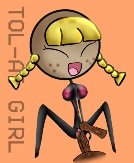 1boy 1girls aged_up animated arm_grab big_penis black_body blonde_hair breasts chibi dark-skinned_female dark-skinned_male dark_body dark_skin enjoying_sex female floof floofy_hair freckles freckles_on_face grabbing grabbing_arms hair happy_sex holding_arms holding_hands human_on_non-human imminent_penetration imminent_vaginal jiggling_breasts male moaning moaning_in_pleasure nec-12 non-human open_mouth orange_background penetration penis penis_in_pussy pink_nipples pussy smiling stick_figure stickman text tol-ai_girl_(zolaman_gunz) twintails unseen_male_face vagina vaginal_insertion vaginal_penetration vaginal_sex zolaman_gunz_(manga) 졸라맨_건즈