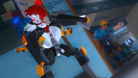 1boy 1girls 3d 3d_model 'eadole anal_penetration anal_sex ass big_ass blue_team_(team_fortress_2) breasts clenched_hands clenching_teeth dell_spencer dialogue engineer_(team_fortress_2) erect_nipples erect_penis exposed_breasts female from_behind horny_female male mimi_sentry nipples no_bra no_panties painal penis pussy red_team_(team_fortress_2) robot robot_boy robot_girl robot_humanoid robot_penis sentry_(team_fortress_2) sentry_turret standing_sex stealth_sex straight surprise_buttsex team_fortress_2 tf2 valve valve_(company) wet_pussy wrong_hole